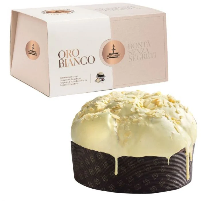 ORO BIANCO PANETTONE + CREMA DI MANDORLE FIASCONARO