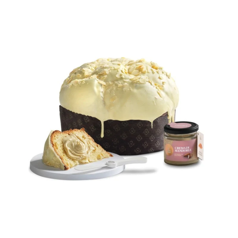 ORO BIANCO PANETTONE + CREMA DI MANDORLE FIASCONARO