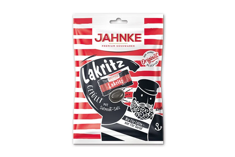 Jahnke Premium Lakritz gefüllt mit Salmiak Salz