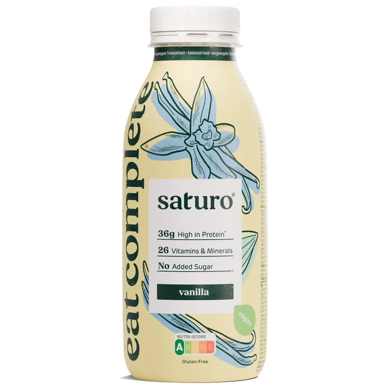 Saturo Ready-to-Drink Vanille - Vegan, 400ml