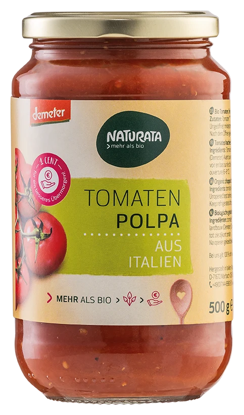 Naturata Tomaten Polpa - Vegan & Bio, 500g