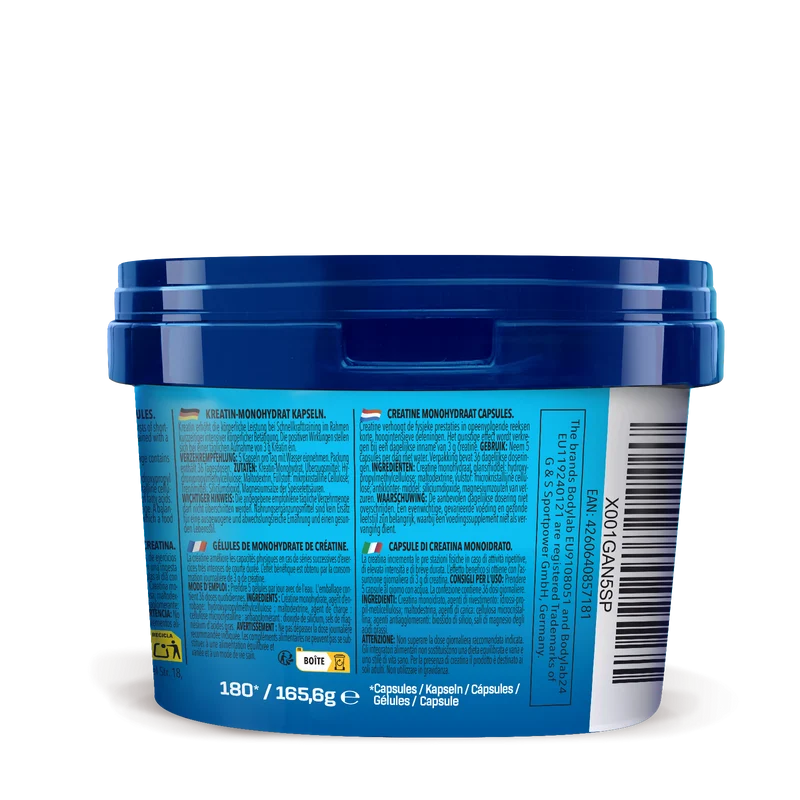 Creatine Monohydrate (180 Kapseln)