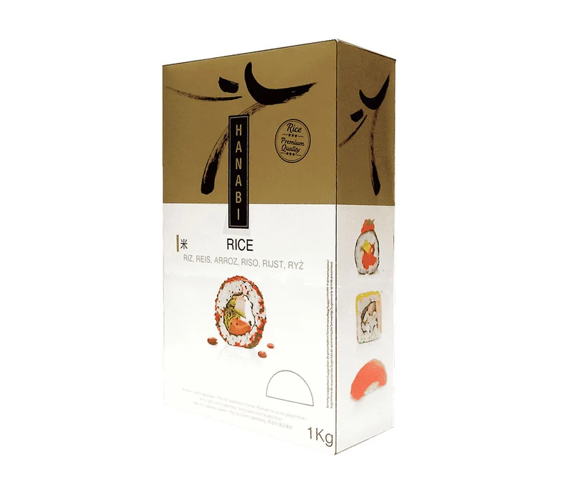 HANABI Sushi-Reis Kurzkorn Reis 1kg