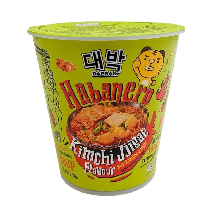 Daebak Habanero Nudel-Tasse Kimchi Jjigae