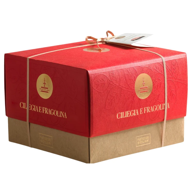 FIASCONARO Panettone Cilegina e Fragolina - 1kg