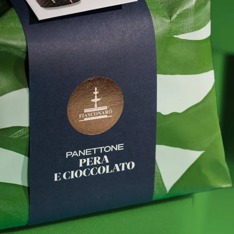 FIASCONARO Panettone Birnen und Schokolade - 1Kg