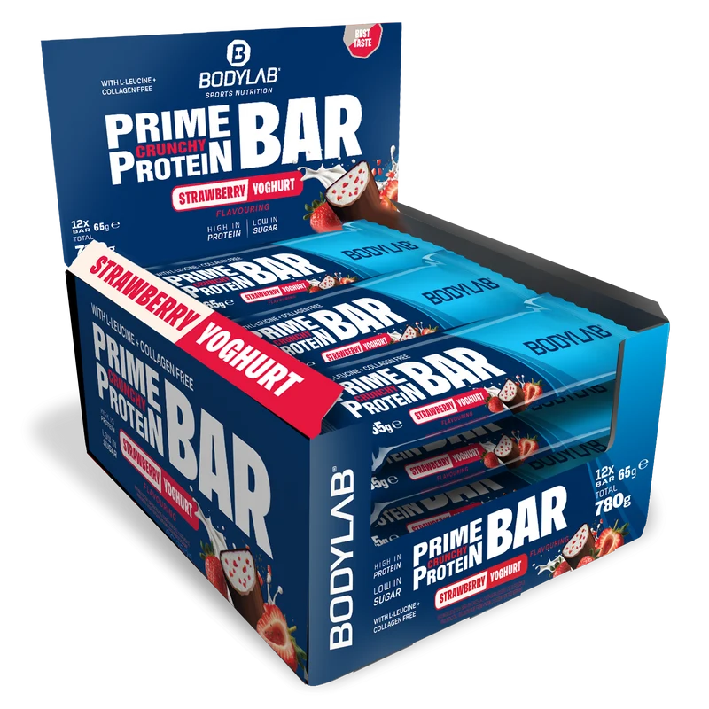 Prime Crunchy Protein Bar - 3g Leucin (12x65g)