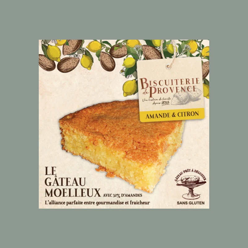 Mandelkuchen mit Zitrone von 'Biscuiterie de Provence' 240g
