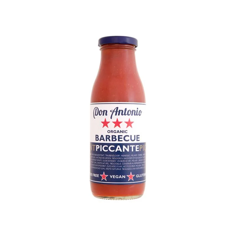 DON ANTONIO BIO BBQ-Saucen - 400g Glutenfrei-Vegan-Laktosefrei