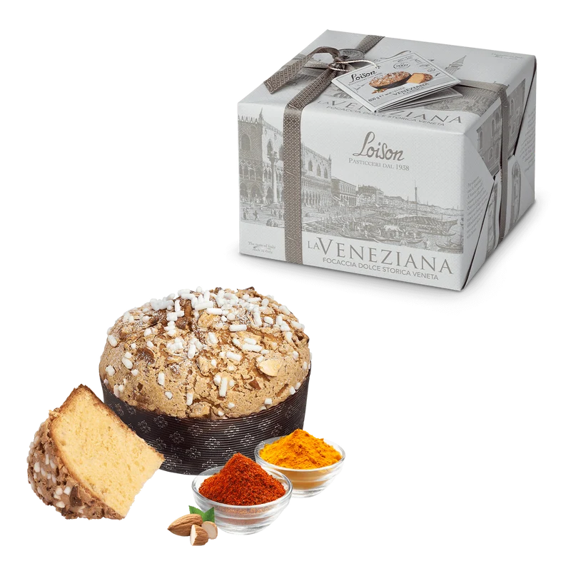 LOISON Veneziana: Classica, Pistachio di Bronte, Amarena e Canella, Mandarino Tardivo di Ciaculli - 550g