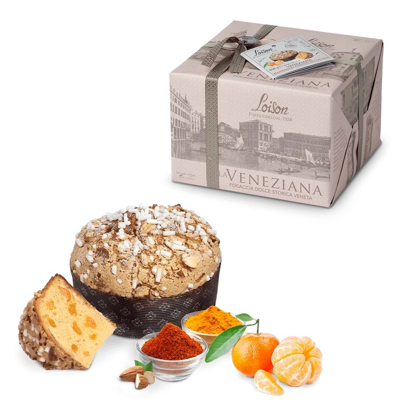 LOISON Veneziana: Classica, Pistachio di Bronte, Amarena e Canella, Mandarino Tardivo di Ciaculli - 550g