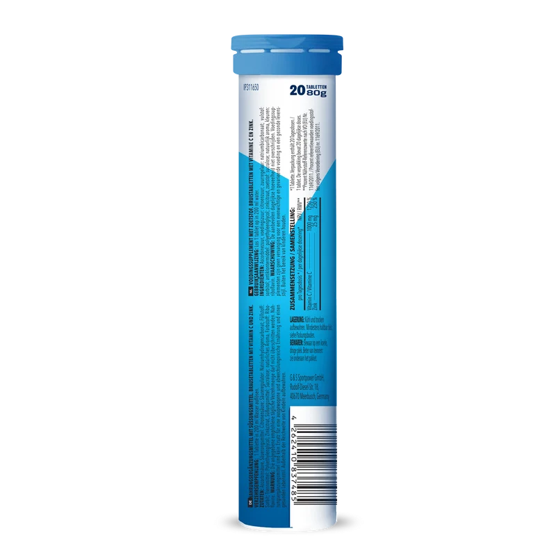 Vitamin C + Zinc - 20 Brausetabletten - Lemon Flavouring