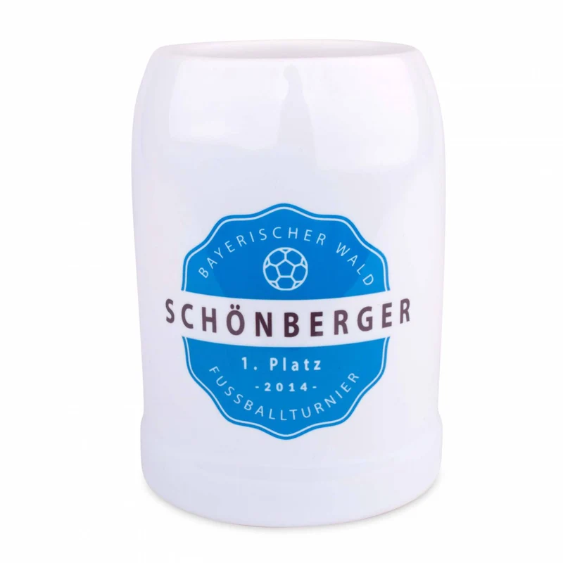 Bierkrug mit Wunschdruck / Logo
