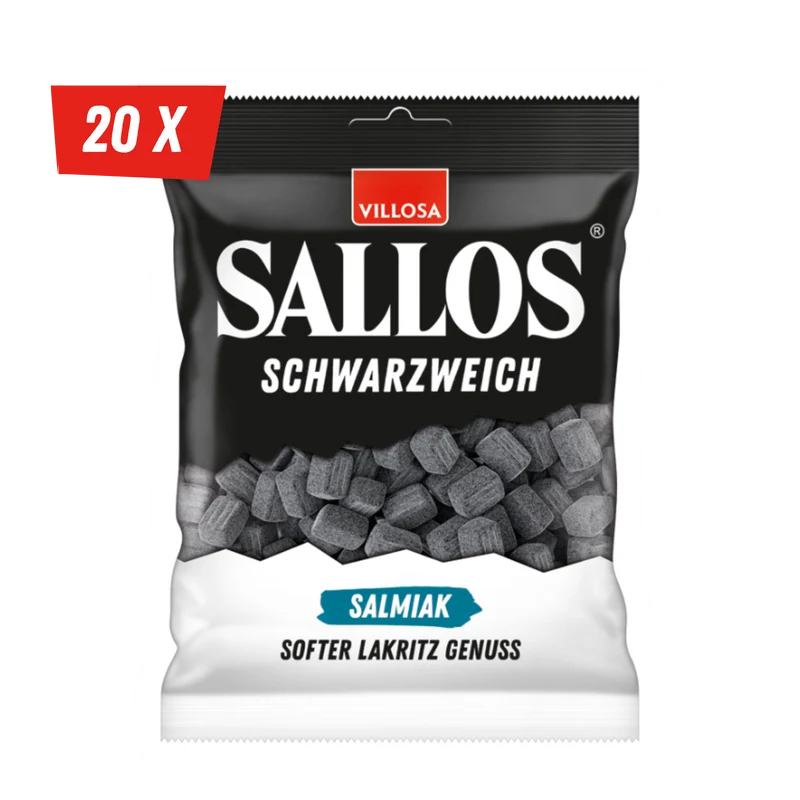 20x 200g Schwarzweich Salmiak