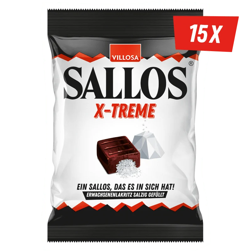15x SALLOS x-treme (15x mind. 25 Stück)