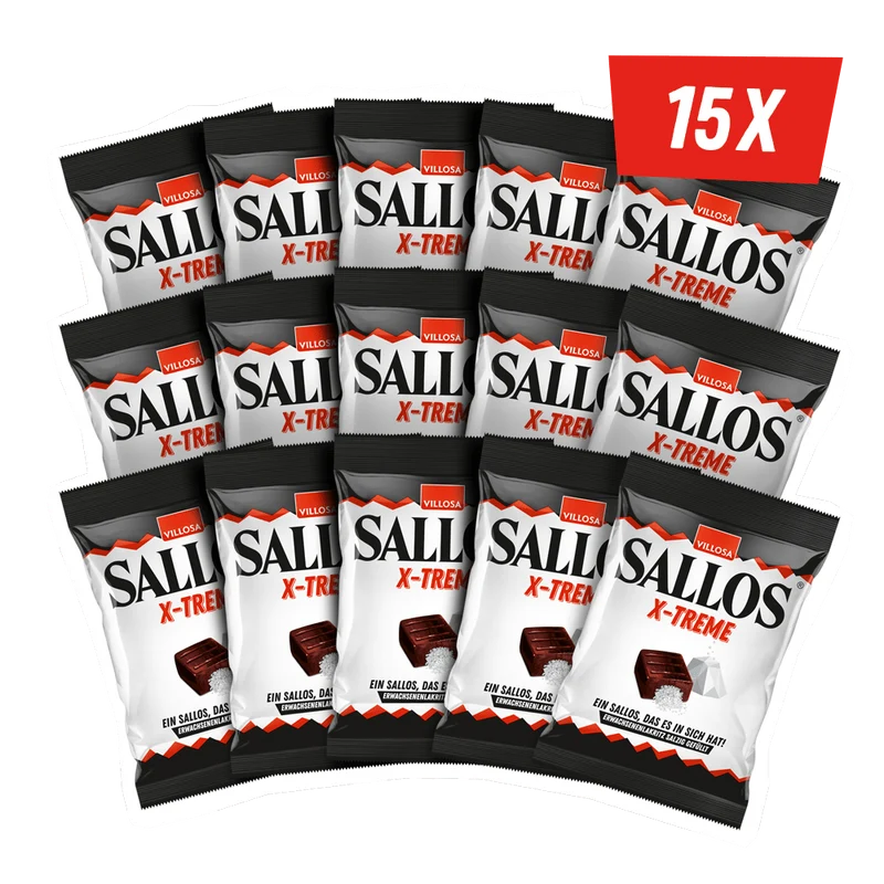 15x SALLOS x-treme (15x mind. 25 Stück)