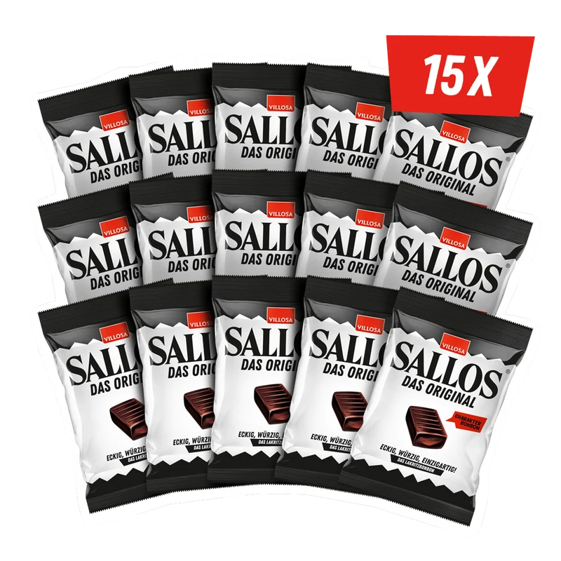 15x SALLOS Original (15x mind. 26 Stück)
