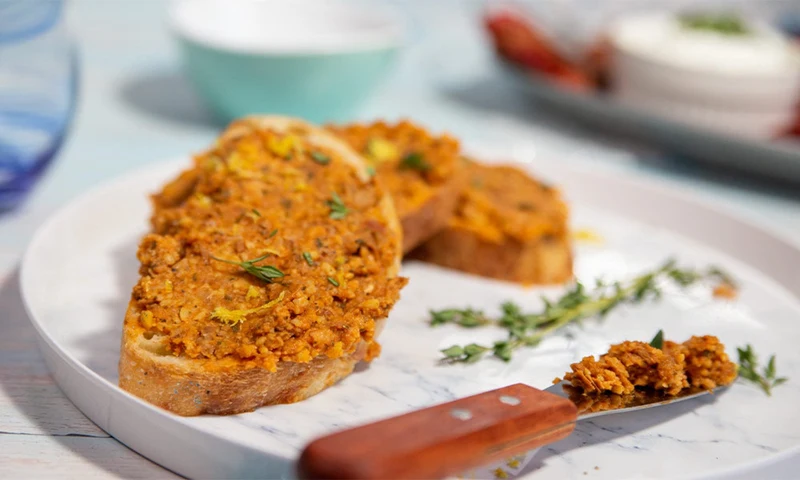 CASINA ROSSA Paté-Variationen: Crostini Mix, Olive Nere, Paté di Aglio Piccante, Funghi al Tartufo - 100g