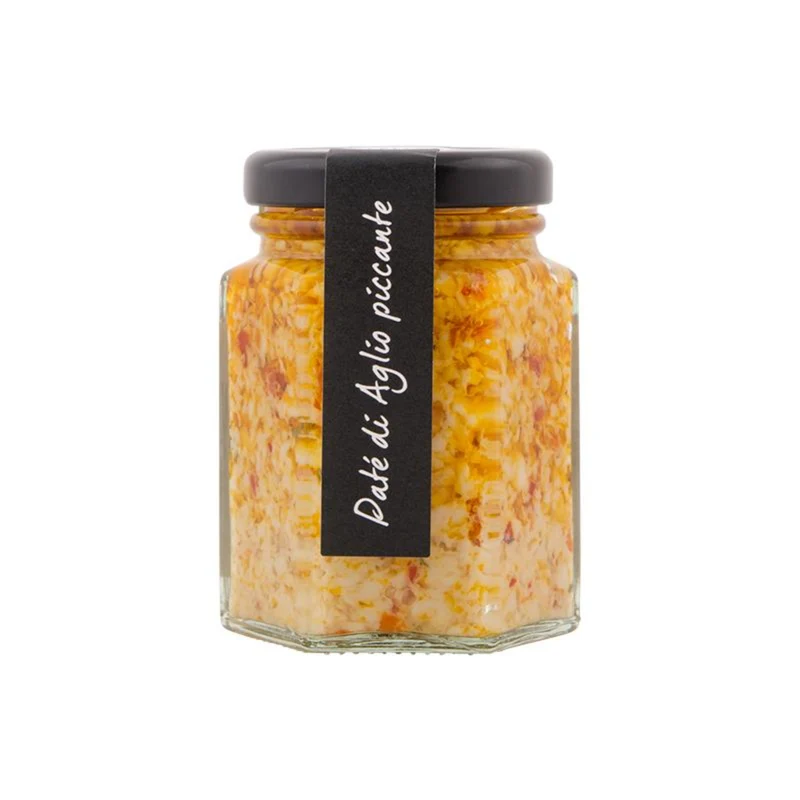 CASINA ROSSA Paté-Variationen: Crostini Mix, Olive Nere, Paté di Aglio Piccante, Funghi al Tartufo - 100g
