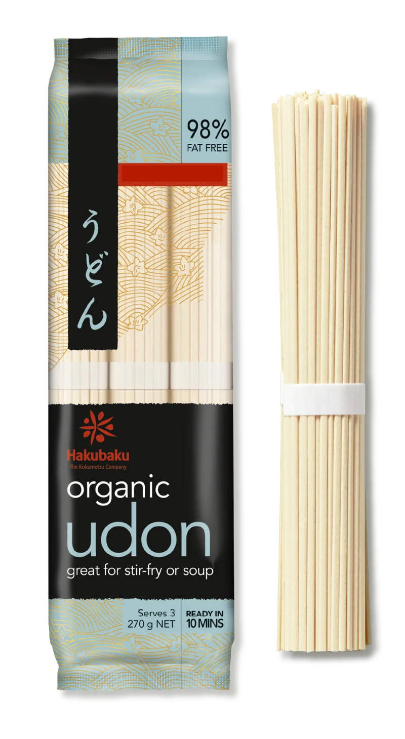 HAKUBAKU Bio Udon und Soba Nudeln - 270g