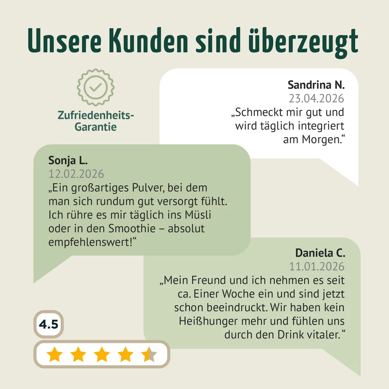 Greens & Glas-Trinkflasche Set