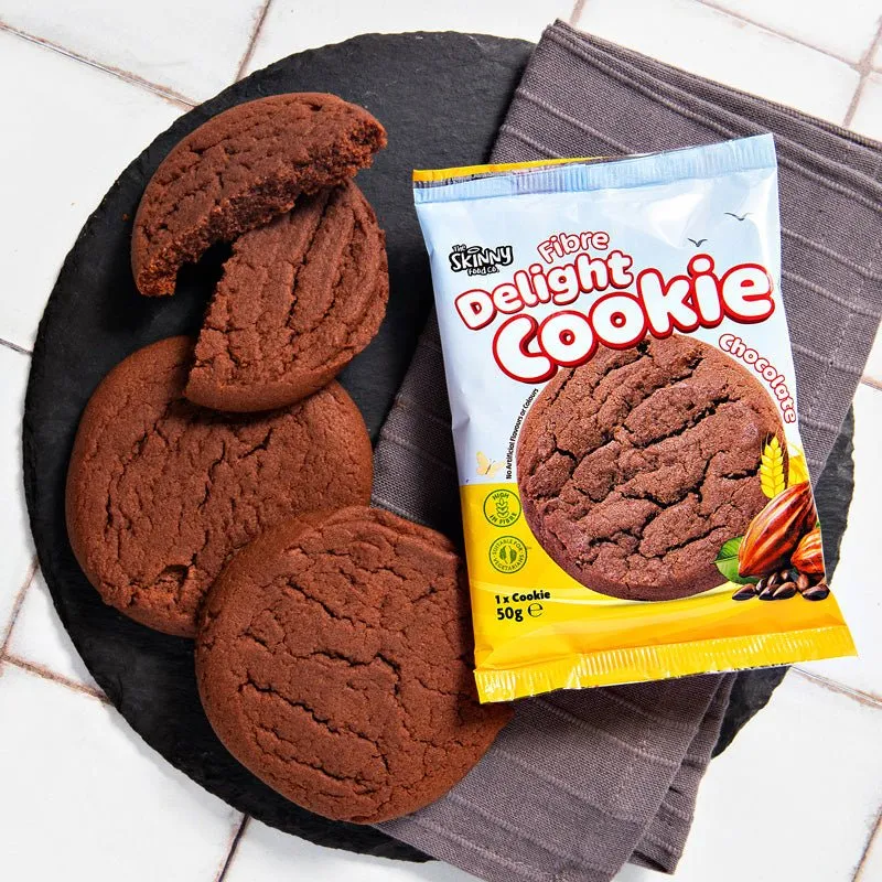 Skinny (HFSS-kompatibel) Chokolade Fiber Delight Cookie 50g