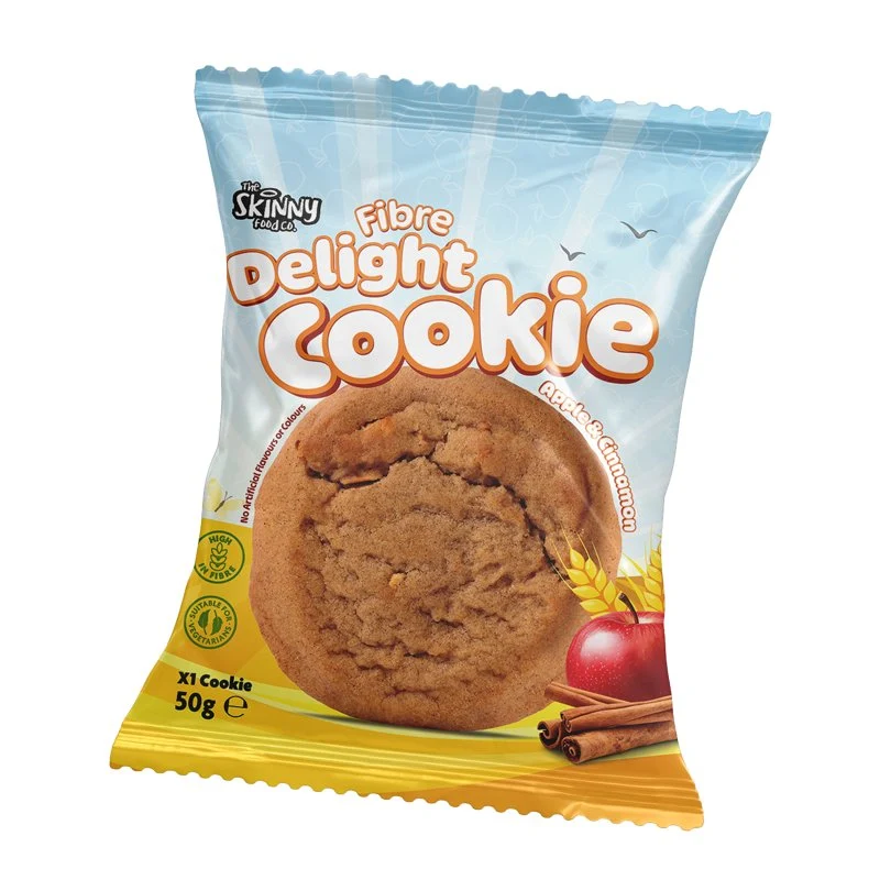Skinny (HFSS-kompatibel) Æble & Kanel Fiber Delight Cookie 50g