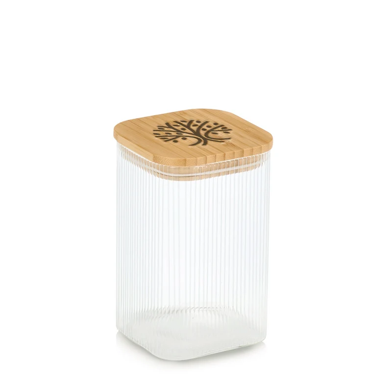 Vorratsglas mit Bambusdeckel (1150ml)