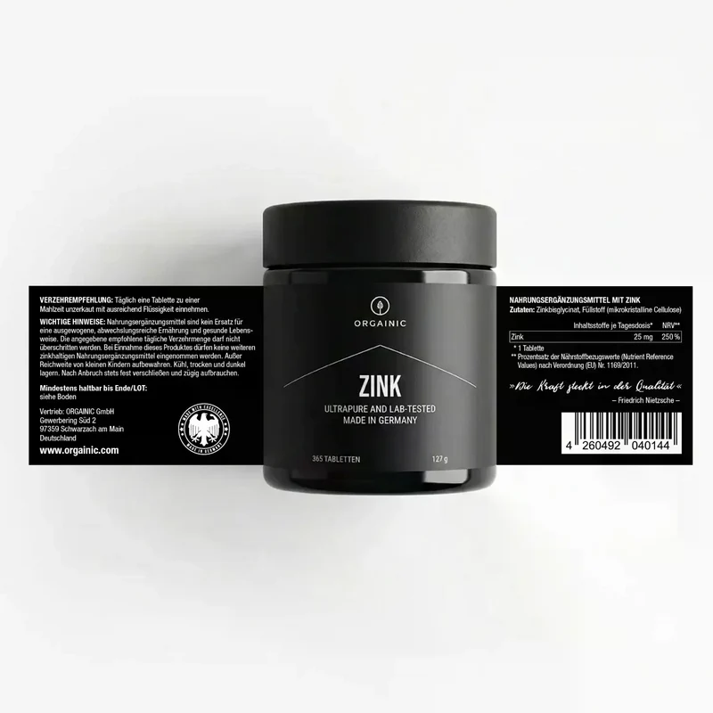 Zink Bisglycinat (365 Kapseln)