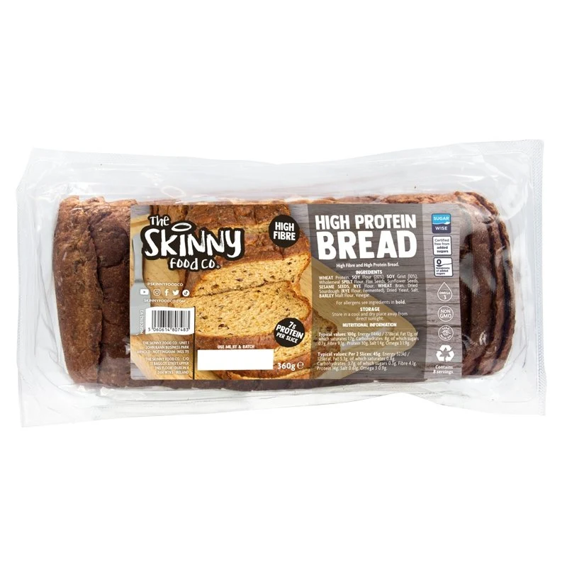 Tyndt proteinrigt flerkornsbrød 360 g - 14 g protein pr. portion