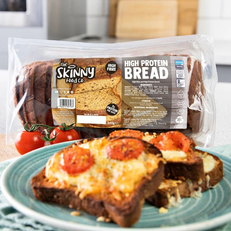 (Udsalg, bedst før 25. november) Tyndt proteinrigt flerkornsbrød 360 g - 14 g protein pr. portion