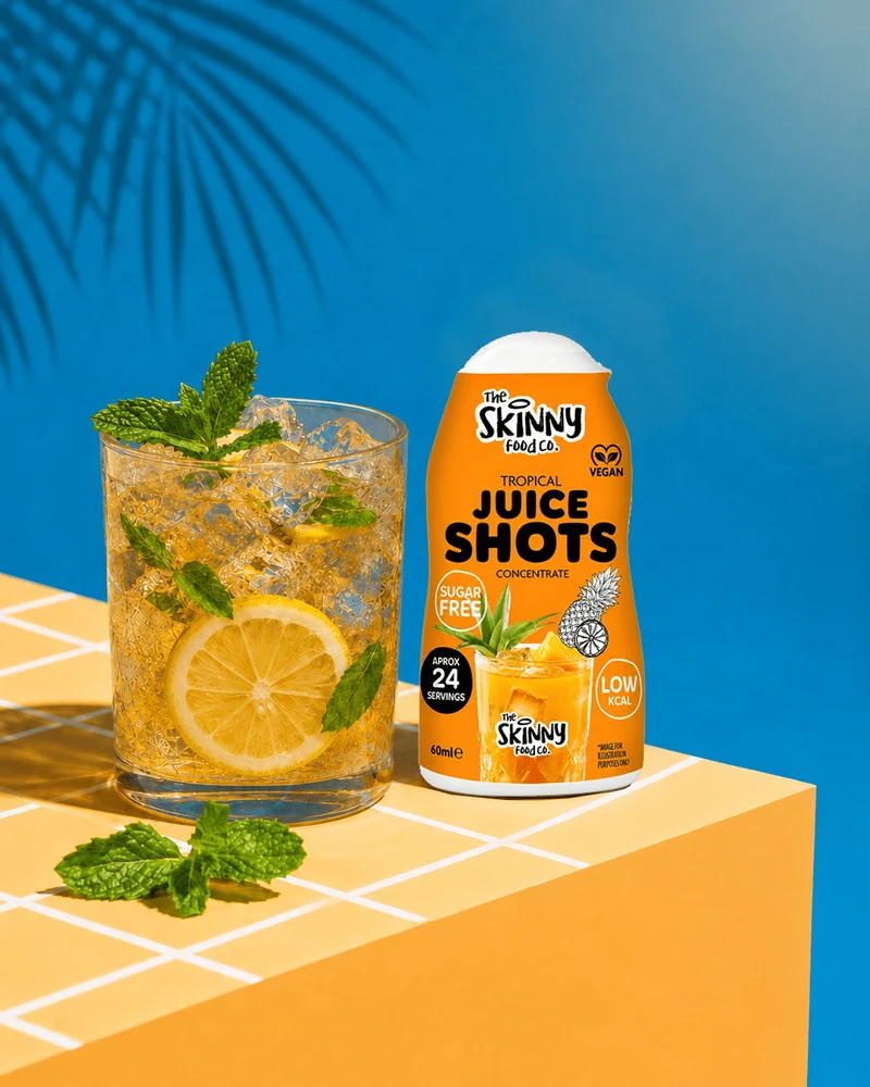 Skinny tropisk frugt sukkerfri juiceshot - 60ml
