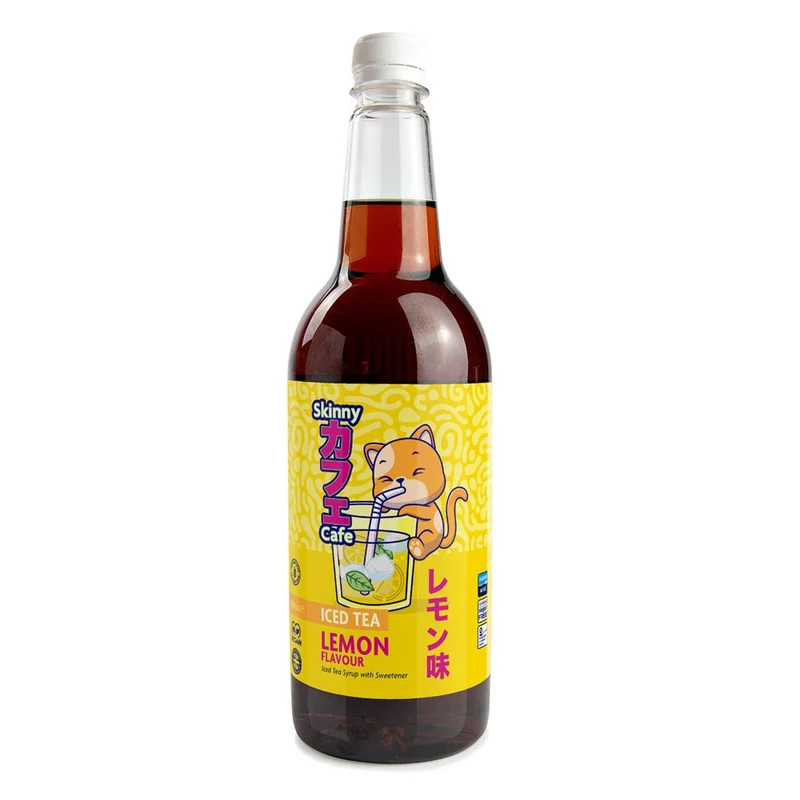 Skinny Caffe Citronsmag Zero Sugar Iced Tea Sirup - 1 liter