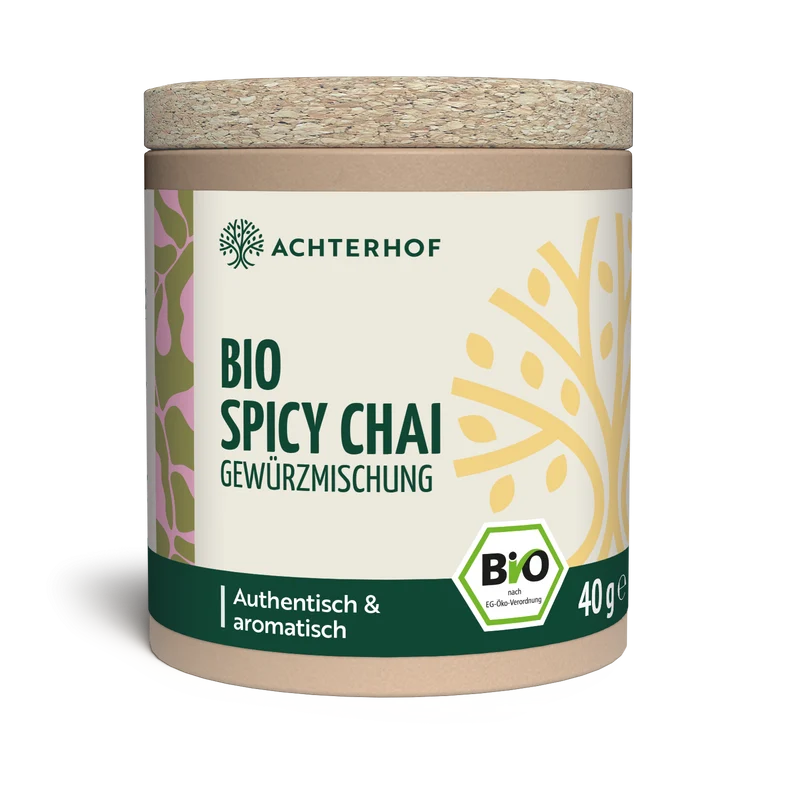 Bio Spicy Chai Gewürzmischung - zuckerfrei (40g)