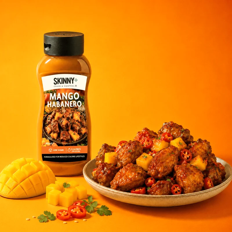 Skinny+ Mango Habanero Smag Sukkerfri Skinny Sauce - 452 ml