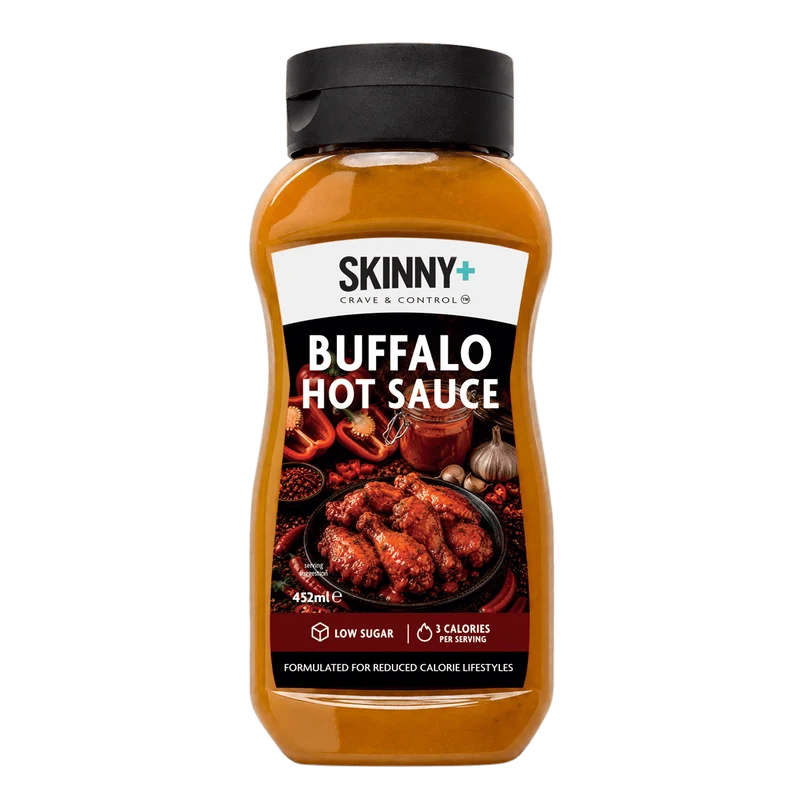 Skinny+ Buffalo Hot Smag Sukkerfri Skinny Sauce - 452 ml