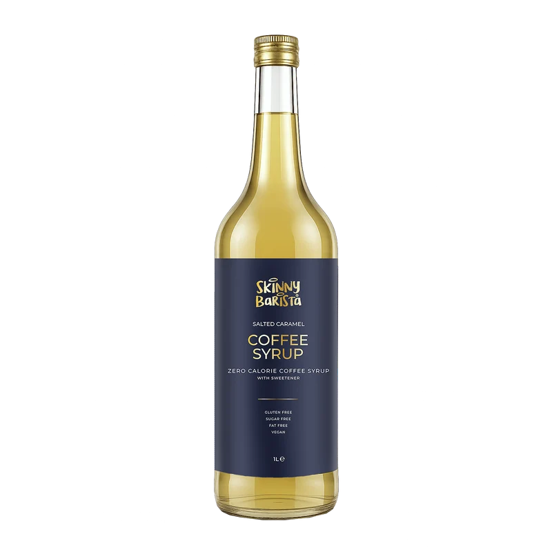 Premium Skinny Barista Kaffesirup med saltet karamelsmag - 1 liter