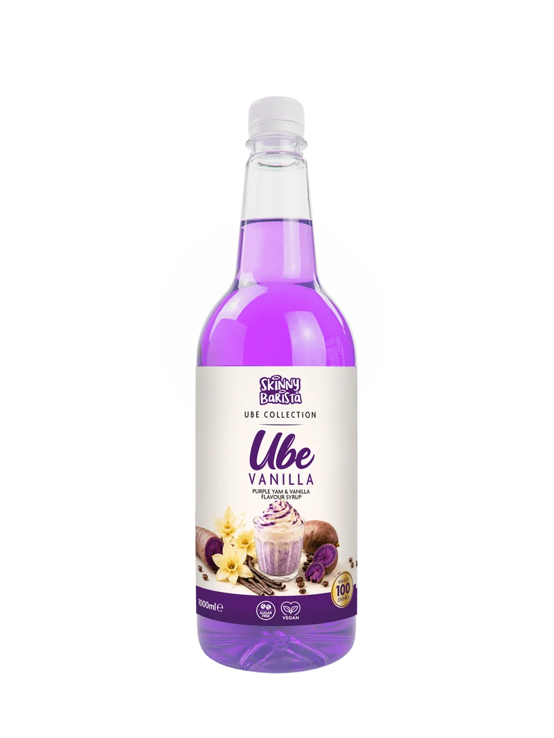 Skinny Barista Ube Vaniljesirup - Lavkalorie Sukkerfri - 1 Liter