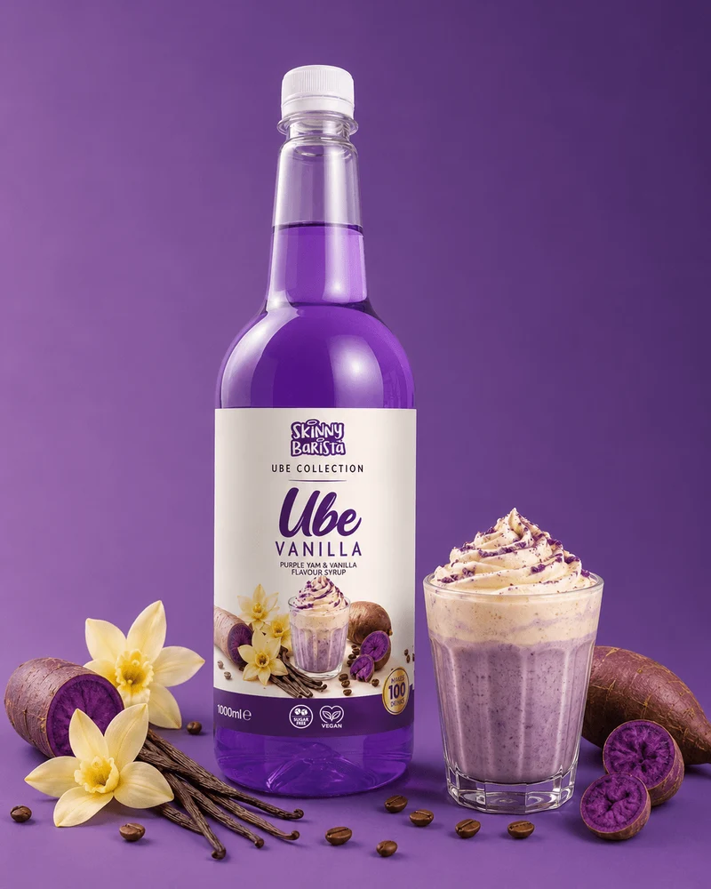 Skinny Barista Ube Vaniljesirup - Lavkalorie Sukkerfri - 1 Liter