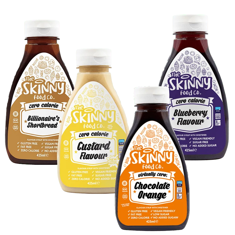 Essential Bestseller Sirup Bundle - The Skinny Food Co 4 x 425 ml