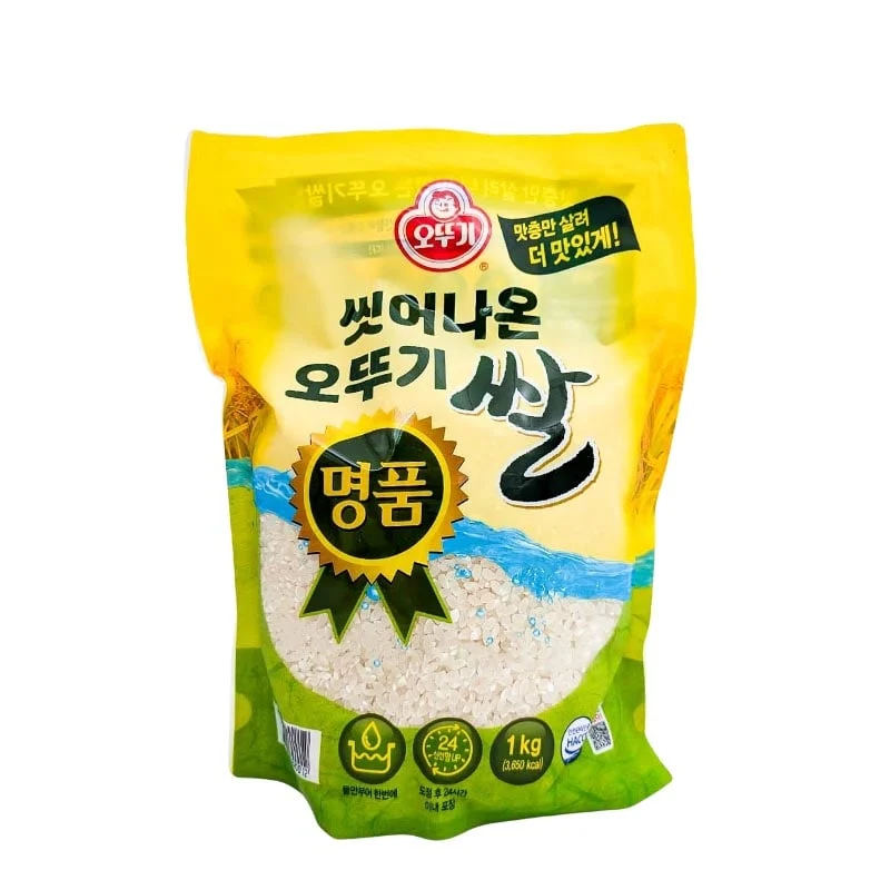 Vorgewaschener koreanischer Reis 1kg