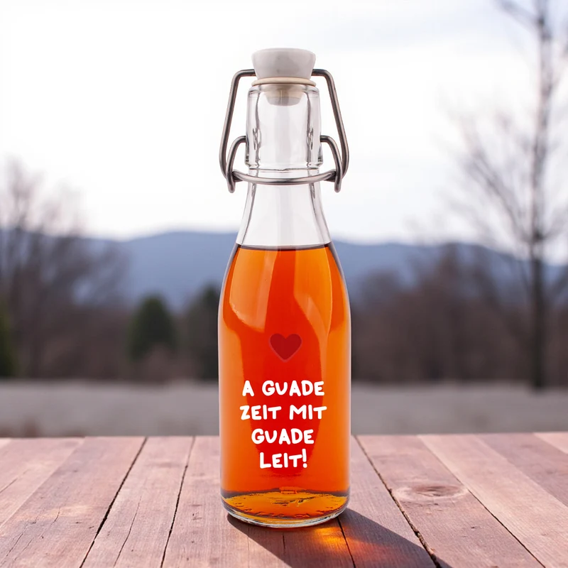 Likör/Schnaps "A guade Zeit mit guade Leit!"