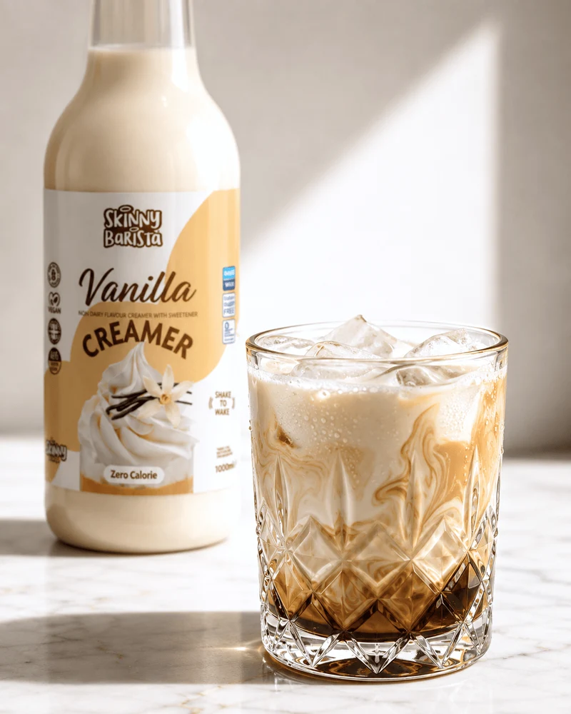 Skinny Barista Vaniljesmagsfløde - Mælkefri Skinny Fløde - 1L