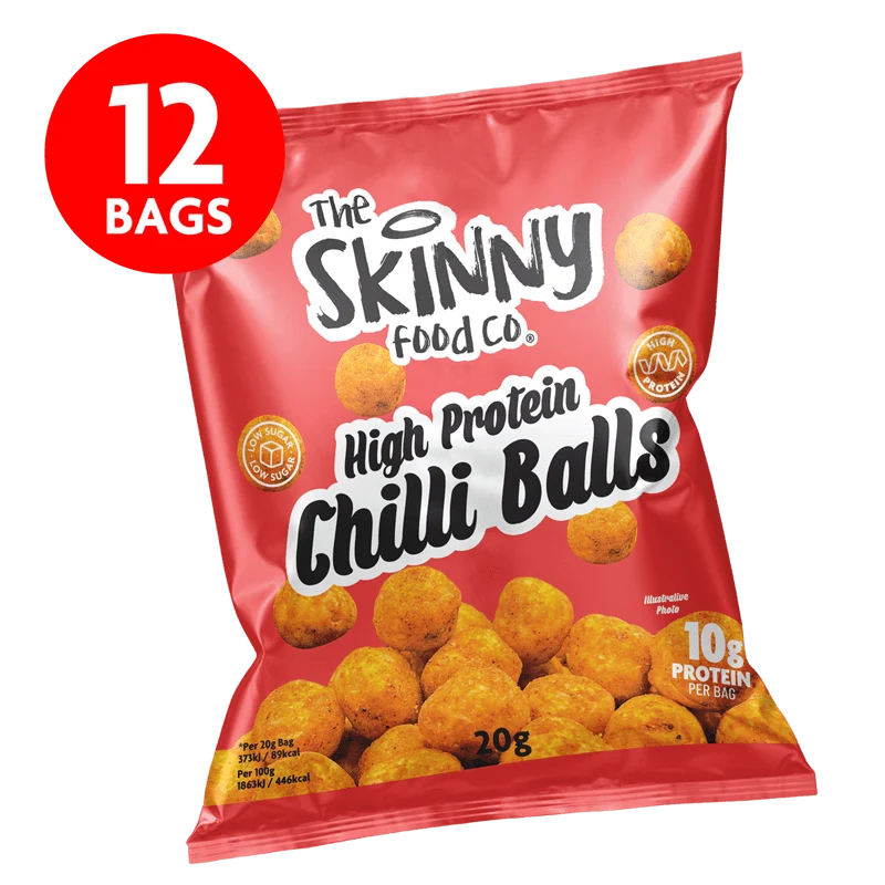Tynde chiliboller med højt proteinindhold 12 x 20 g