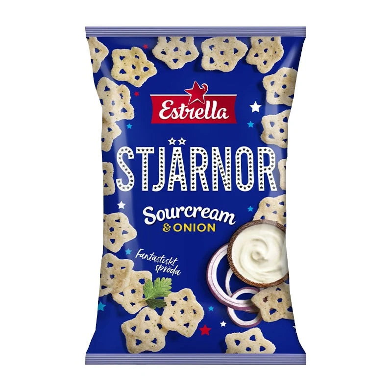 Sterne Sourcream & Onion Estrella 85g