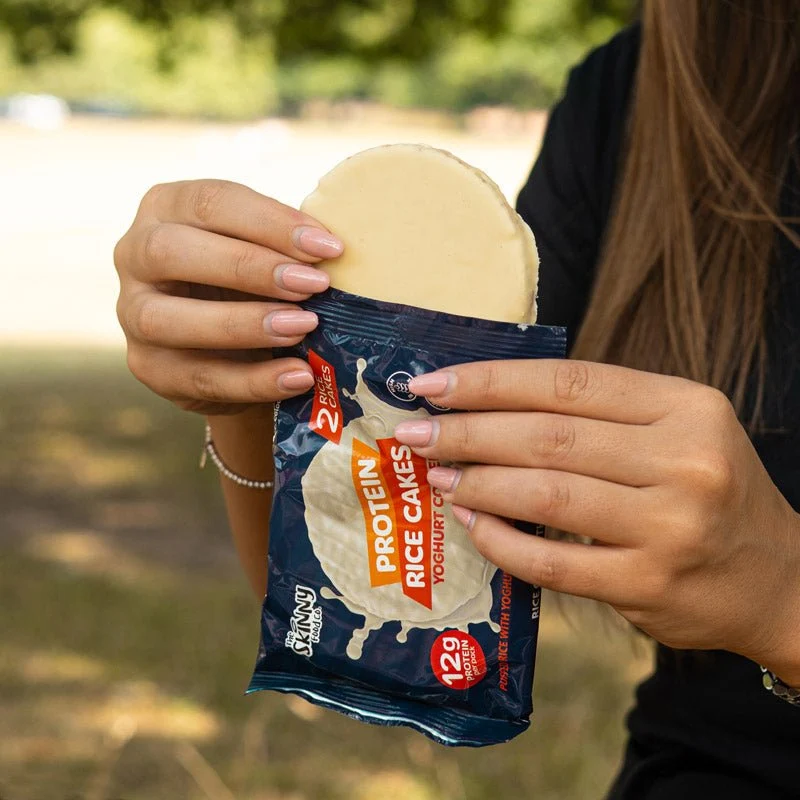 Hvid skinny riskage med højt proteinindhold - 55g