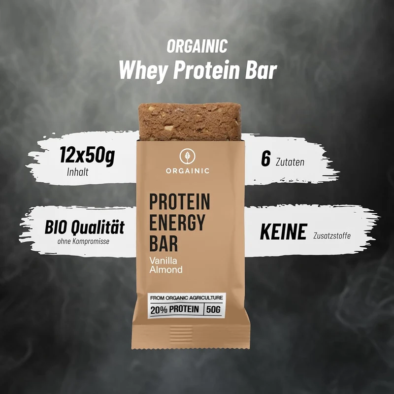 Bio Protein Energy Bars Vanilla Almond (12x50g)