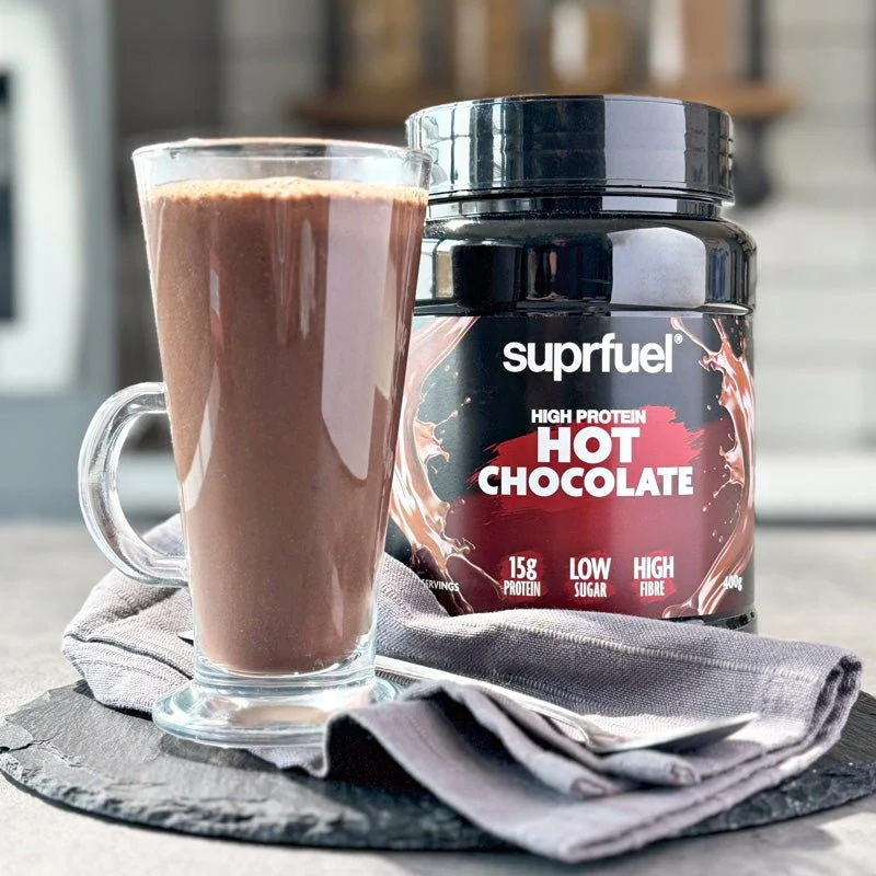 Suprfuel - Højprotein varm chokolade 400 g (15 g protein pr. portion)