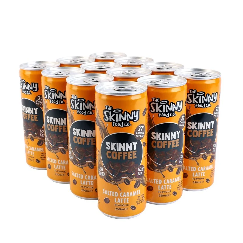 Skinny Coffee Case 250ml x 12 dåser - (3 smagsvarianter tilgængelige)