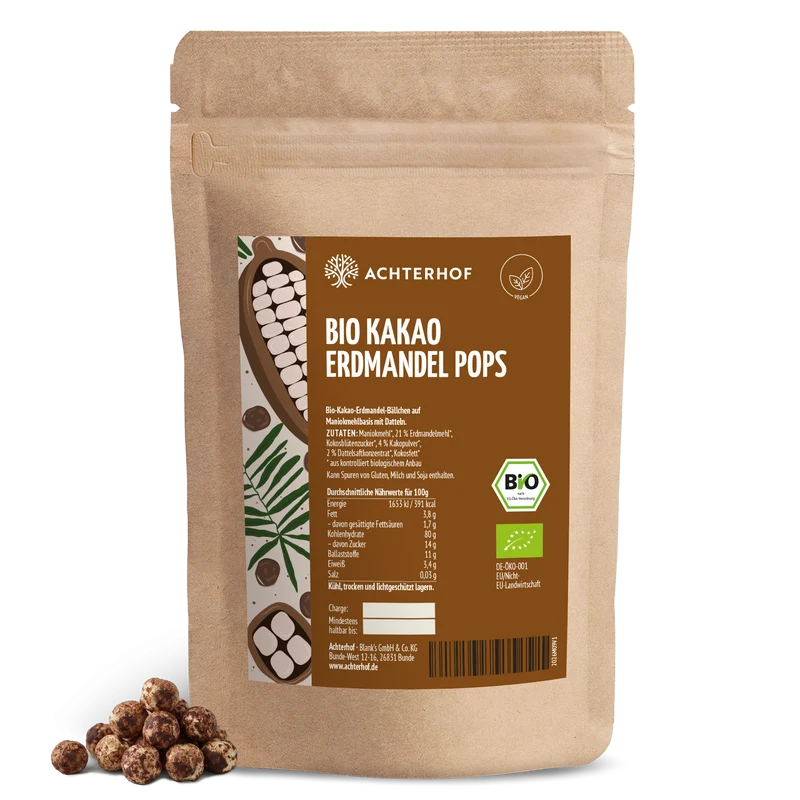 Bio Kakao Erdmandel Pops (100g)